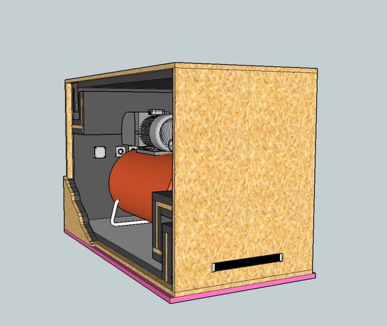 Svens Bauplan „Schallschutzbox für Kompressor“ HenrietteCNC
